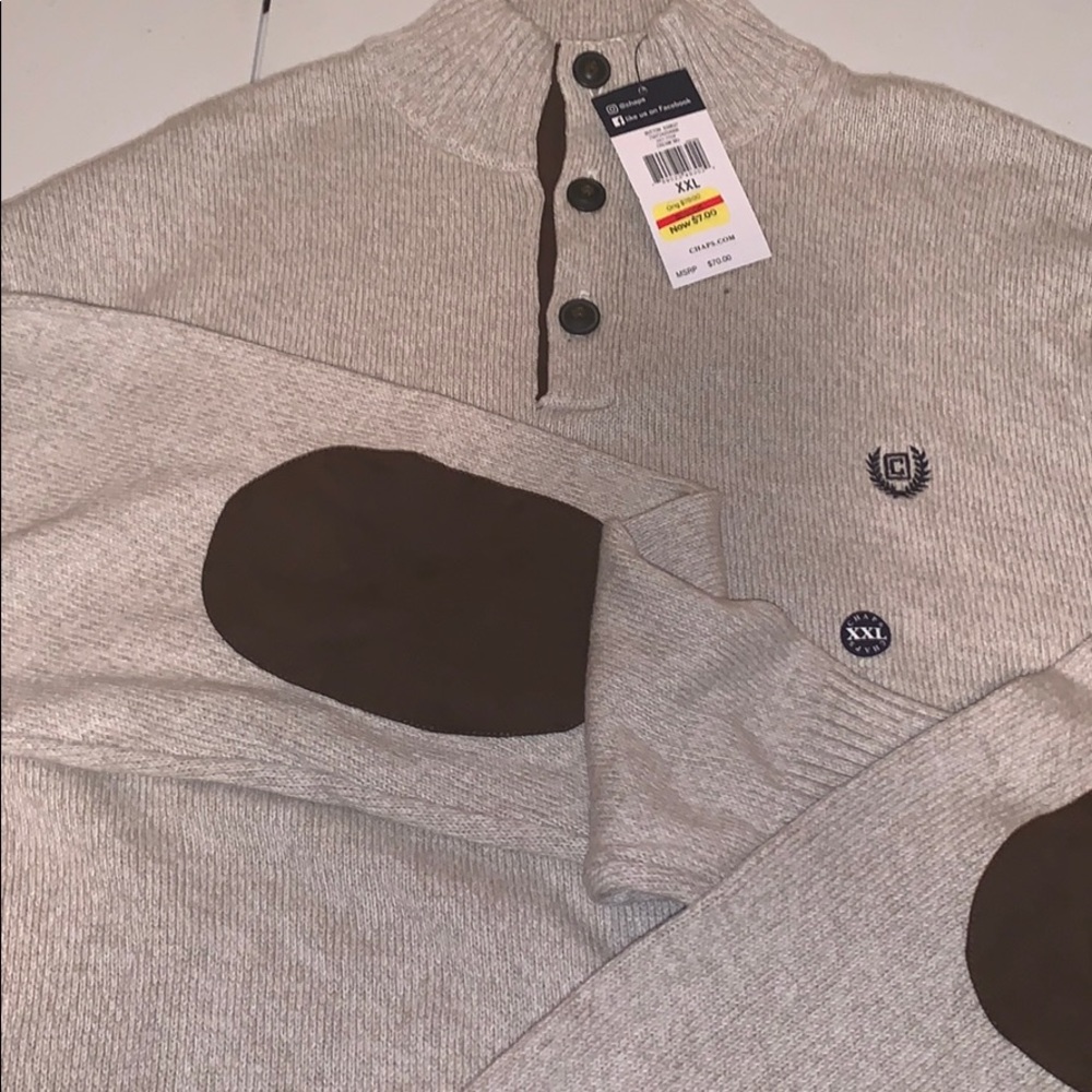 Long sleeve beige pullover sweatshirt size xxl